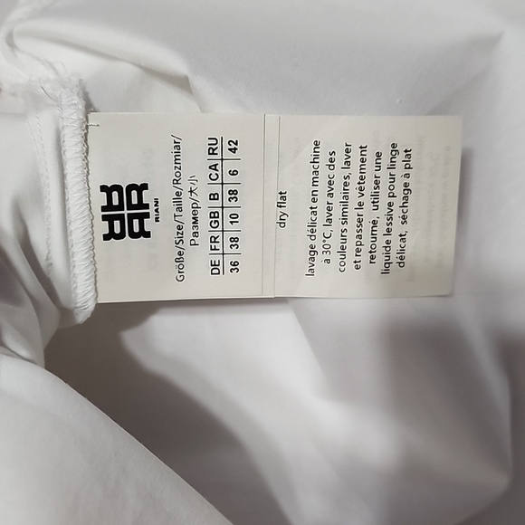 RIANI White Sleeveless Top - Picture 7 of 10